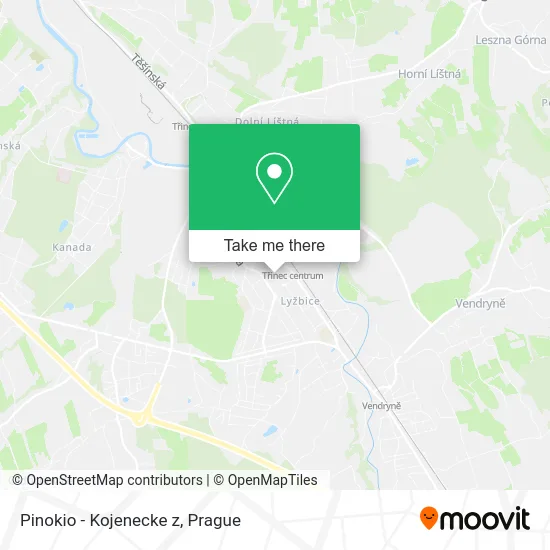 Карта Pinokio - Kojenecke z