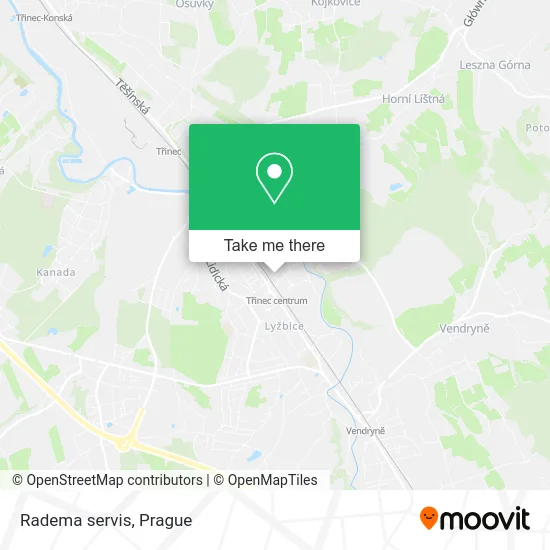 Карта Radema servis