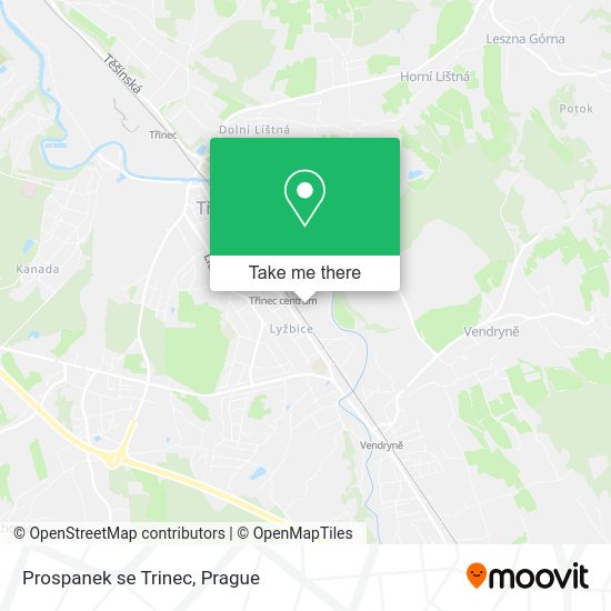 Карта Prospanek se Trinec