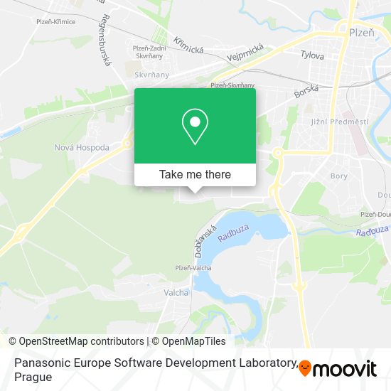 Карта Panasonic Europe Software Development Laboratory