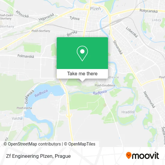 Карта Zf Engineering Plzen
