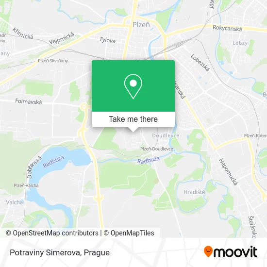 Карта Potraviny Simerova