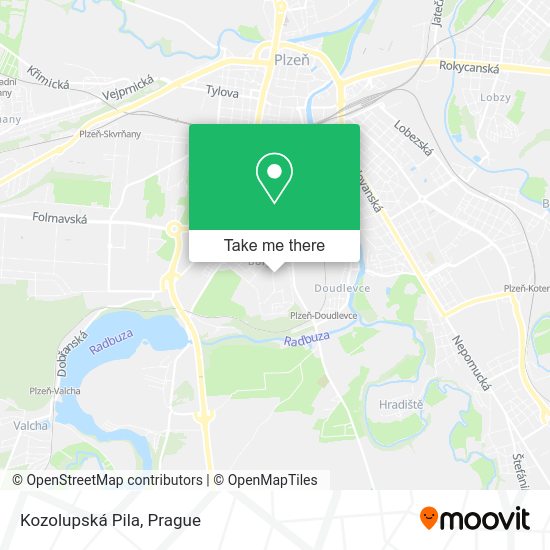Карта Kozolupská Pila