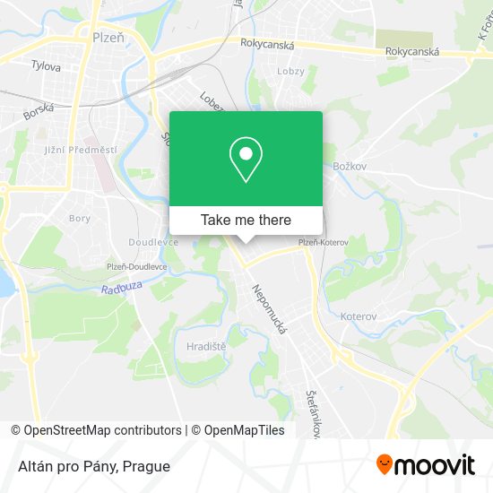 Карта Altán pro Pány