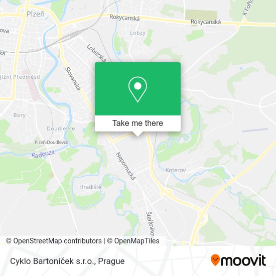 Карта Cyklo Bartoníček s.r.o.