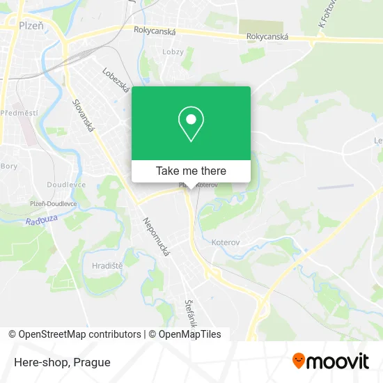 Карта Here-shop