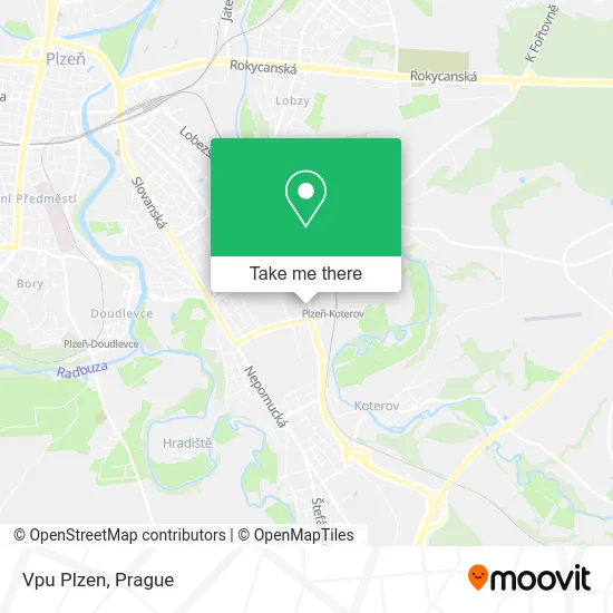 Карта Vpu Plzen