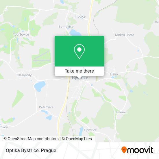 Карта Optika Bystrice