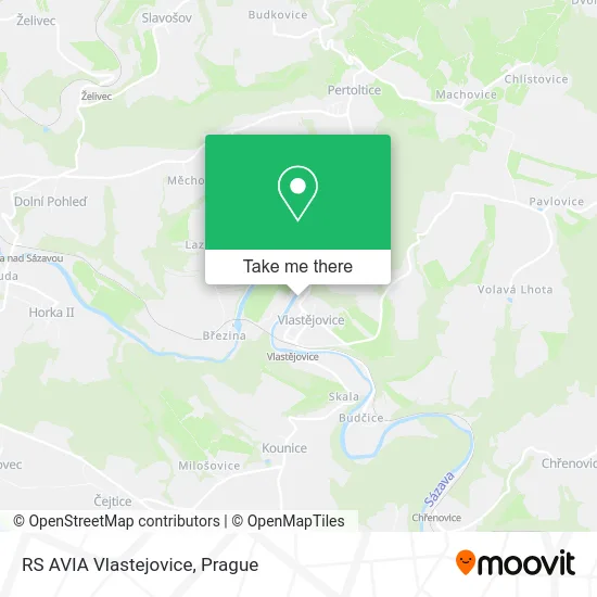 Карта RS AVIA Vlastejovice