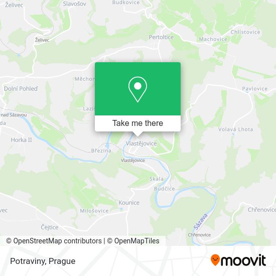Карта Potraviny