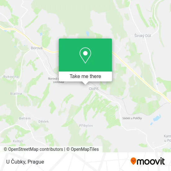 Карта U Čubky