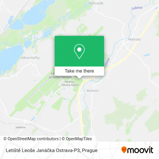 Letiště Leoše Janáčka Ostrava-P3 map