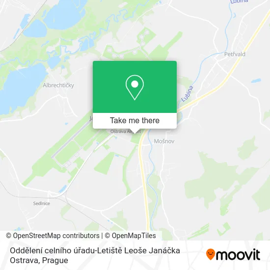 Oddělení celního úřadu-Letiště Leoše Janáčka Ostrava map
