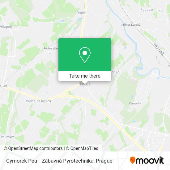 Карта Cymorek Petr - Zábavná Pyrotechnika