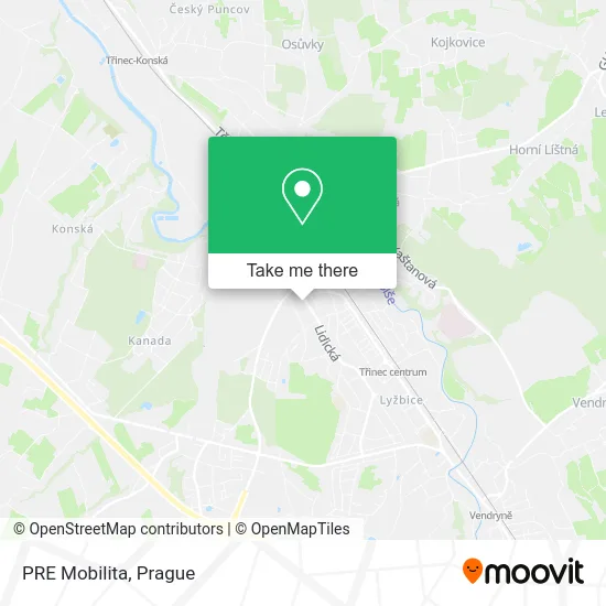 Карта PRE Mobilita