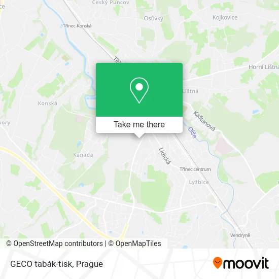 Карта GECO tabák-tisk