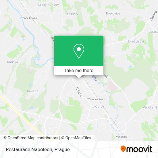 Карта Restaurace Napoleon