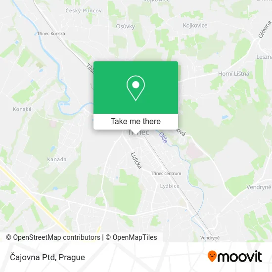 Карта Čajovna Ptd