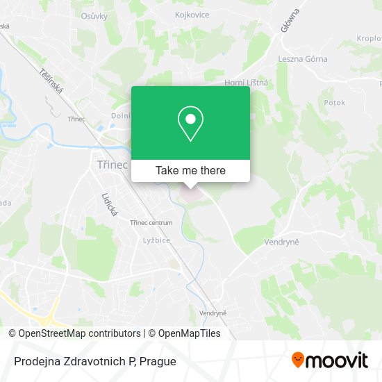 Карта Prodejna Zdravotnich P