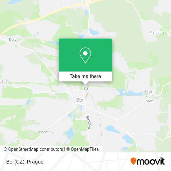 Карта Bor(CZ)