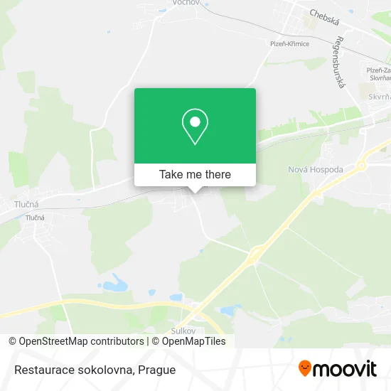 Карта Restaurace sokolovna