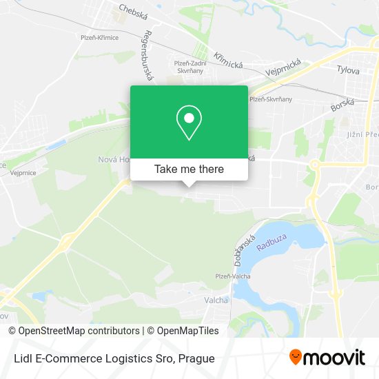 Lidl E-Commerce Logistics Sro map