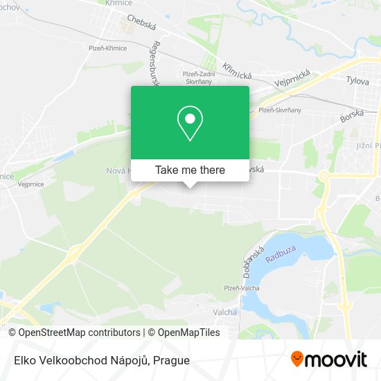 Карта Elko Velkoobchod Nápojů