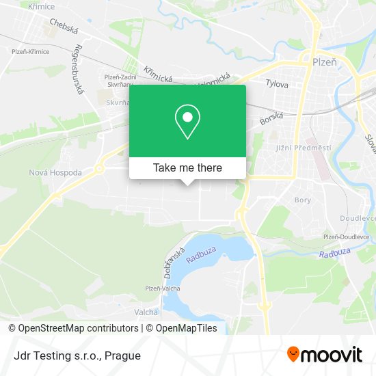 Jdr Testing s.r.o. map
