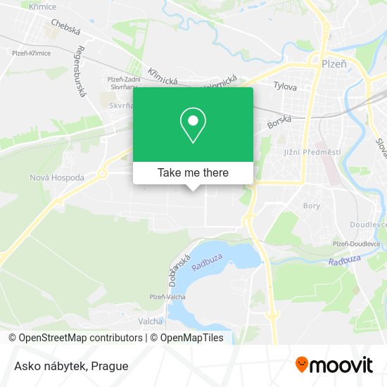 Карта Asko nábytek