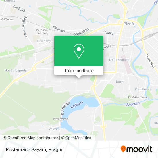 Карта Restaurace Sayam