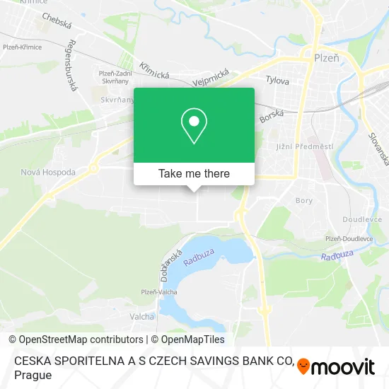 Карта CESKA SPORITELNA A S CZECH SAVINGS BANK CO