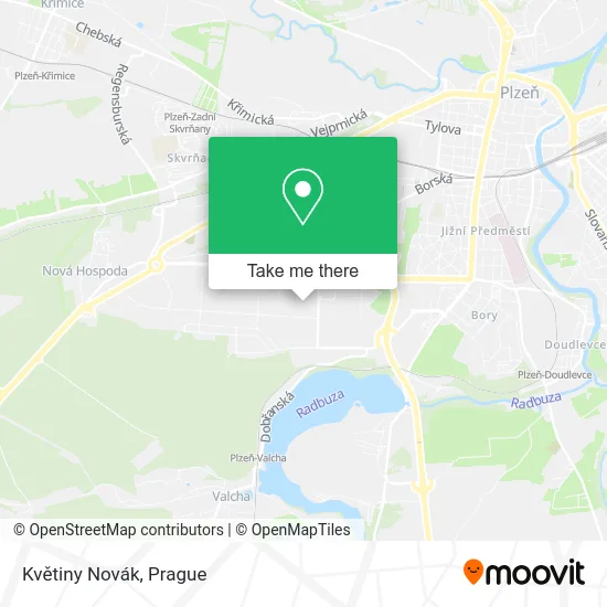 Карта Květiny Novák