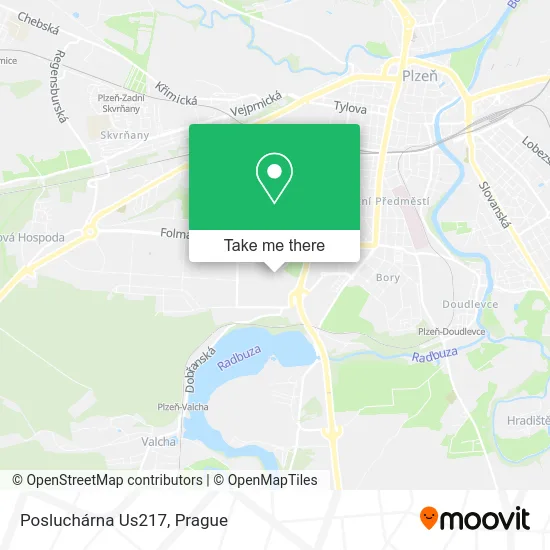 Карта Posluchárna Us217