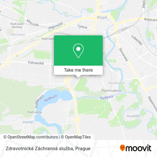 Карта Zdravotnická Záchranná služba