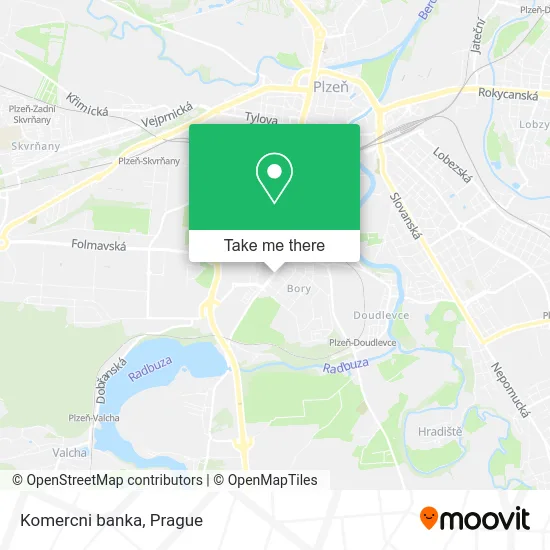 Карта Komercni banka