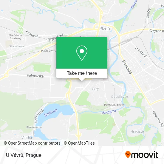 Карта U Vávrů