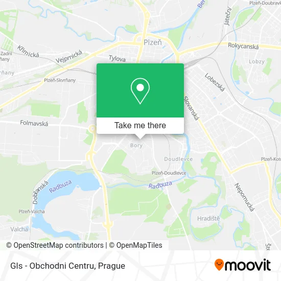 Карта Gls - Obchodni Centru
