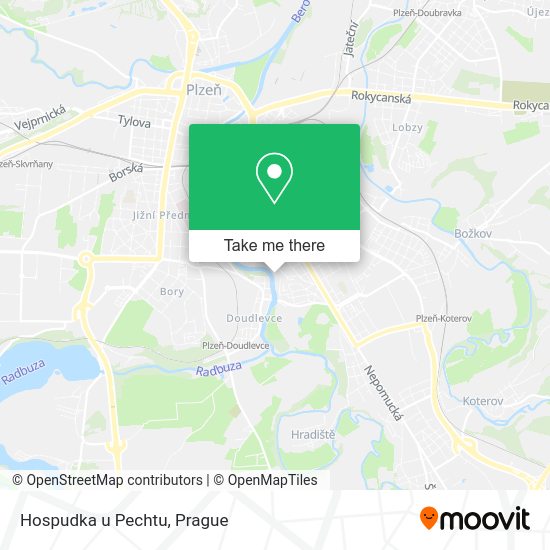 Карта Hospudka u Pechtu