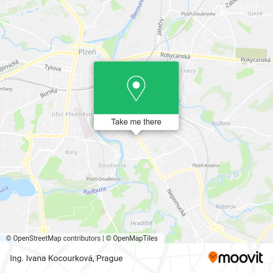 Карта Ing. Ivana Kocourková