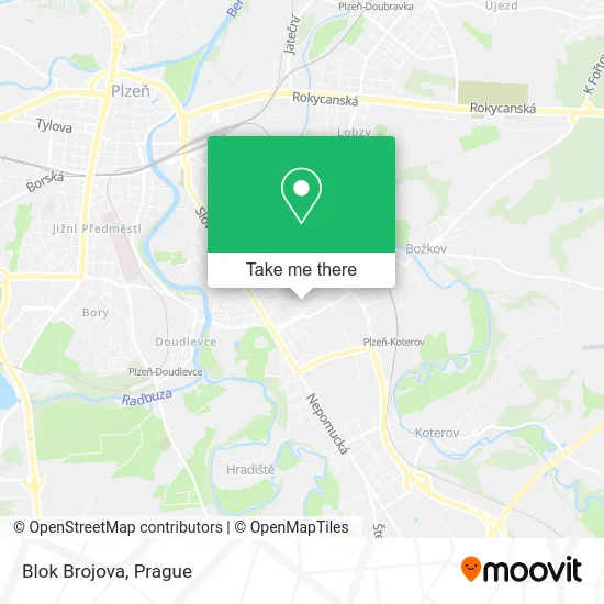 Карта Blok Brojova