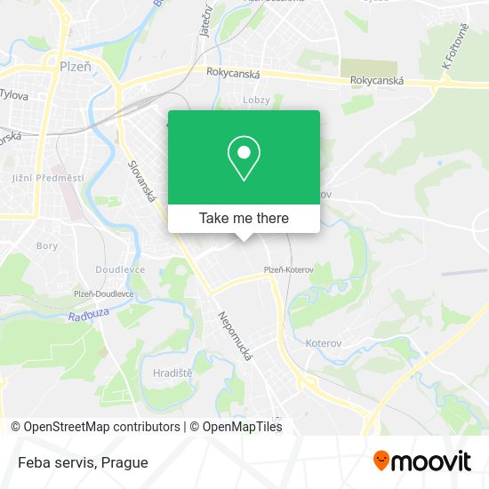 Карта Feba servis