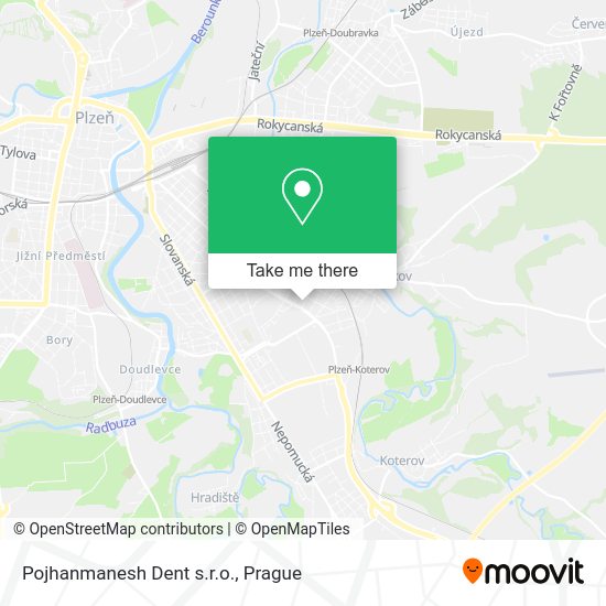 Карта Pojhanmanesh Dent s.r.o.