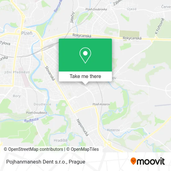 Карта Pojhanmanesh Dent s.r.o.