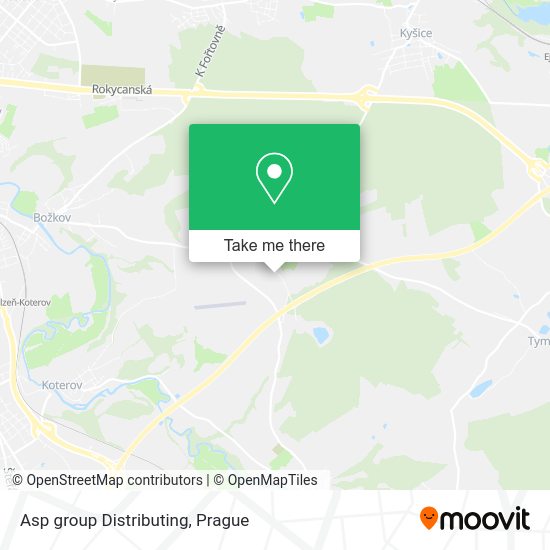 Asp group Distributing map
