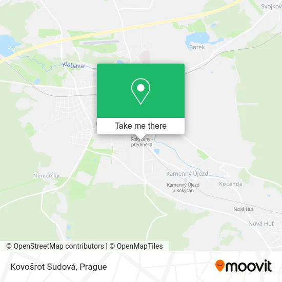 Карта Kovošrot Sudová