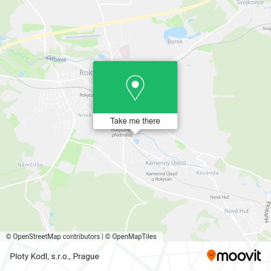Карта Ploty Kodl, s.r.o.