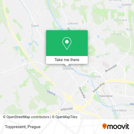 Карта Toppresent