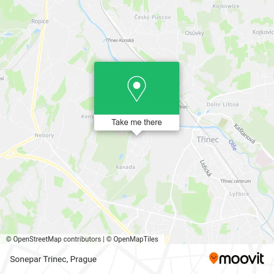 Карта Sonepar Trinec