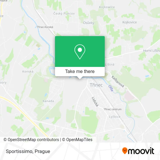 Карта Sportissimo
