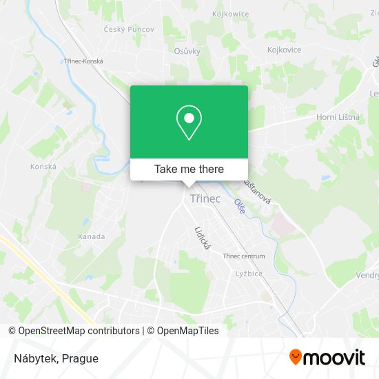 Карта Nábytek